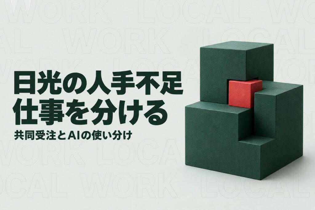日光市の人手不足を考える｜共同受注事務局だいちへの相談とAIで整える作業依頼