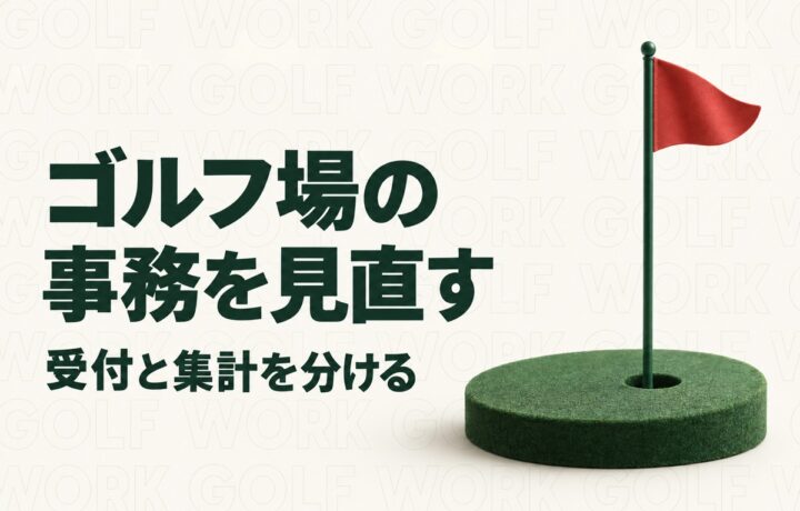 栃木のゴルフ場の人手不足対策｜利用税の電子手続きとAIで見直す受付事務