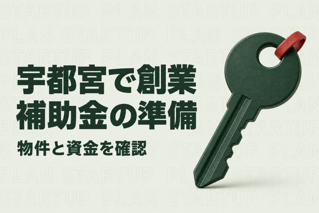 宇都宮で創業補助金を探す前に｜中心商業地の出店支援と資金準備の進め方
